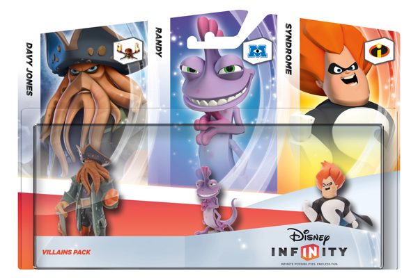 Disney Infinity Pack 3 Figuritas Villanos Davy Jones Randal